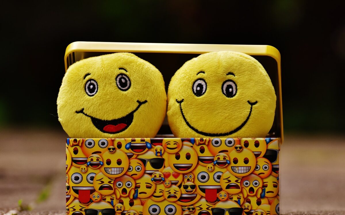 Two Yellow Emoji on Yellow Case