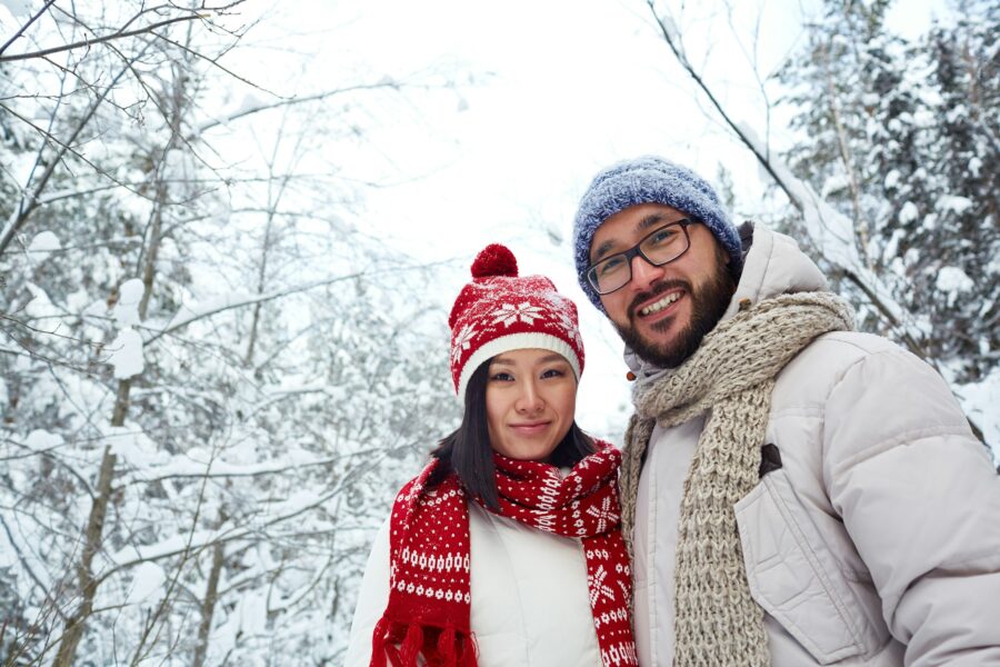 Asian couple